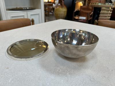 Vintage Italian Round Box 1980s