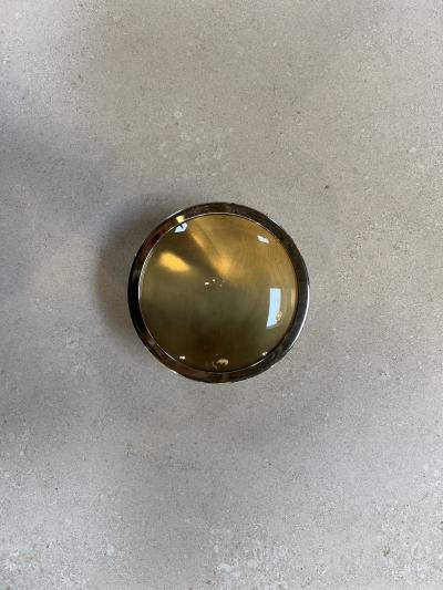 Vintage Italian Round Box 1980s