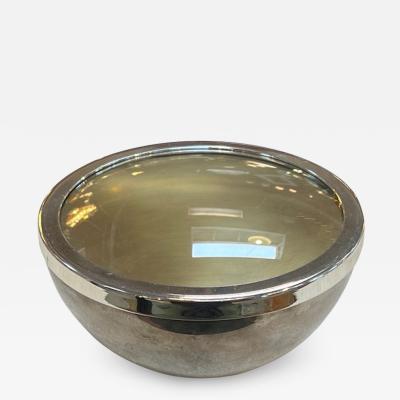 Vintage Italian Round Box 1980s