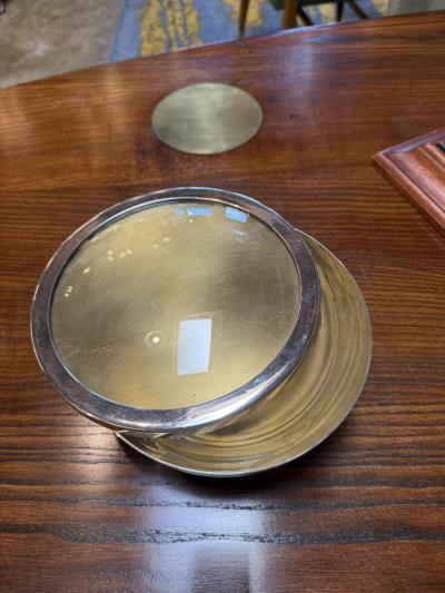 Vintage Italian Round Box 1980s