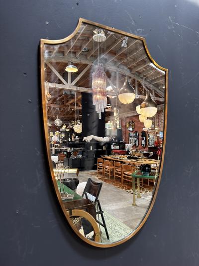 Vintage Italian Sculptural Wall Mirror 1970s