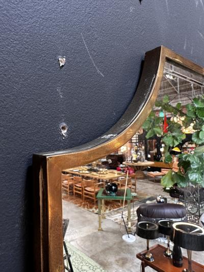 Vintage Italian Sculptural Wall Mirror 1970s