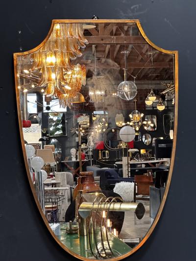 Vintage Italian Sculptural Wall Mirror 1970s