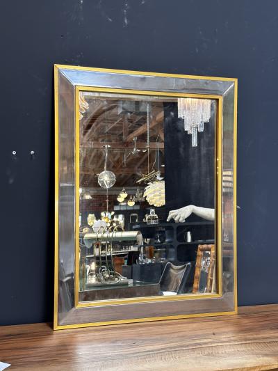 Vintage Italian Sculptural Wall Mirror 1980s