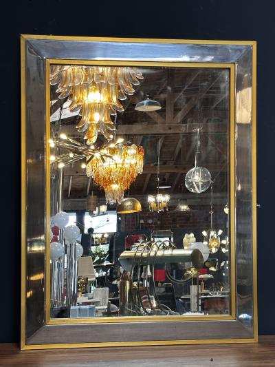 Vintage Italian Sculptural Wall Mirror 1980s