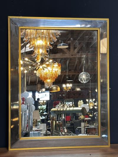 Vintage Italian Sculptural Wall Mirror 1980s