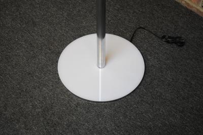 Vintage Italian Space Age Sculptural Chrome and Acrylic Floor Lamp