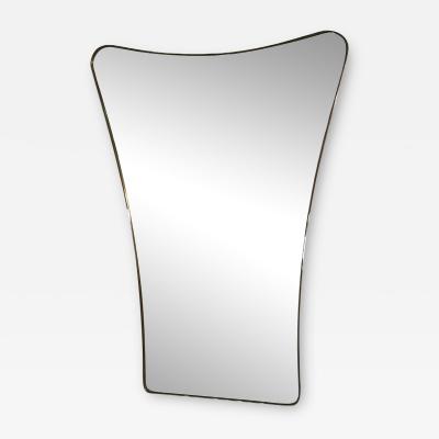 Vintage Italian Wave Wall Mirror 1960s