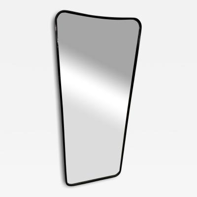 Vintage Italian wall mirror from the 1960s with wood Frame