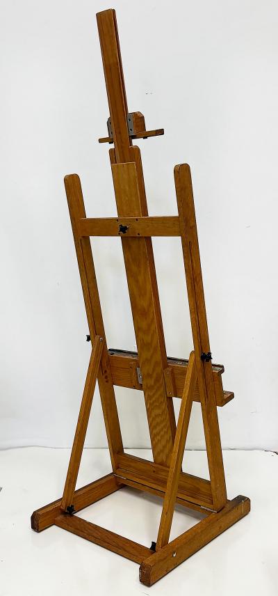 Vintage Jack Richeson BEST Classic Oversized Artist Easel Red Oak Adjustable