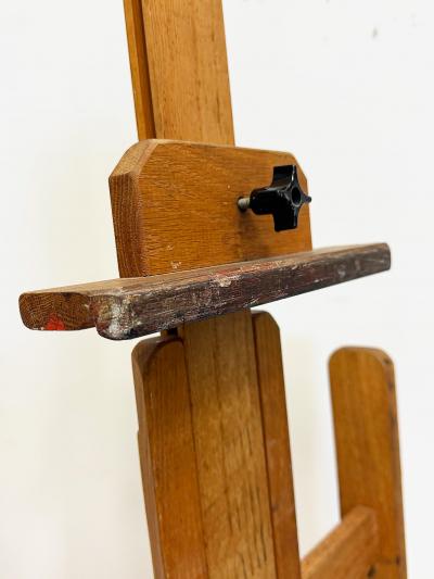 Vintage Jack Richeson BEST Classic Oversized Artist Easel Red Oak Adjustable