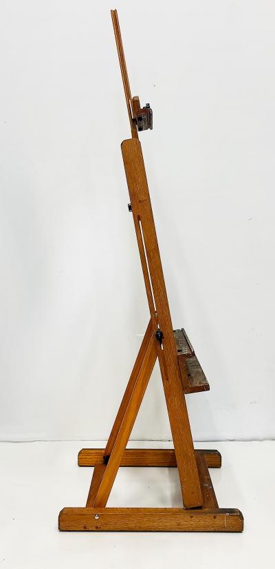 Vintage Jack Richeson BEST Classic Oversized Artist Easel Red Oak Adjustable