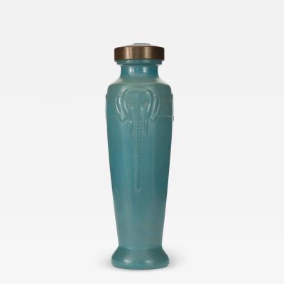 Vintage Jade Glass Perfume Bottle