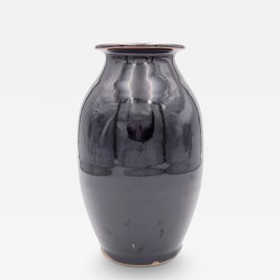 Vintage Japanese Art Pottery Vase circa 1970