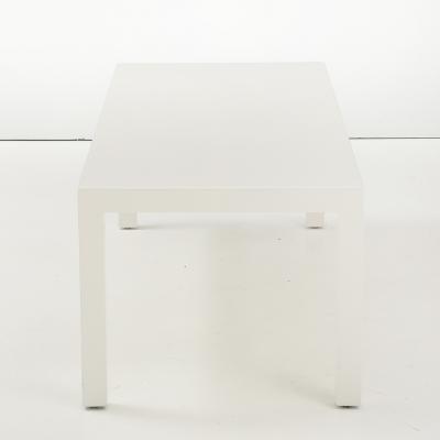 Vintage Lacquered Parsons Coffee Table