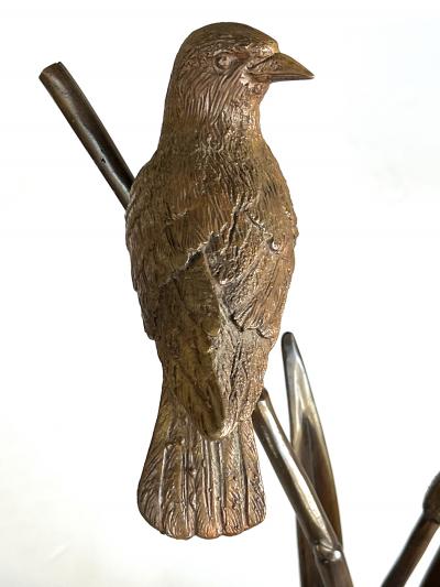 Vintage Lake Geneva Studios Bronze Bird Sculpture
