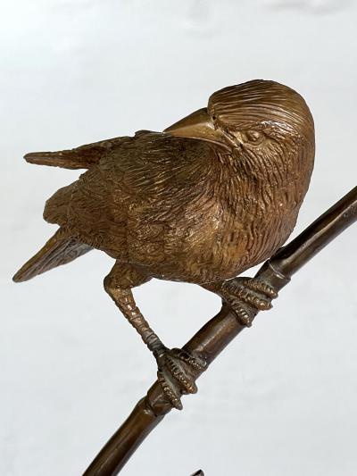 Vintage Lake Geneva Studios Bronze Bird Sculpture