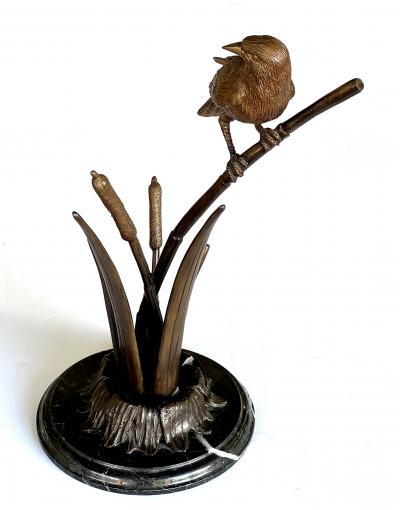 Vintage Lake Geneva Studios Bronze Bird Sculpture