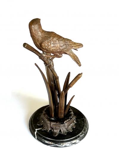 Vintage Lake Geneva Studios Bronze Bird Sculpture