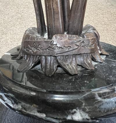 Vintage Lake Geneva Studios Bronze Bird Sculpture