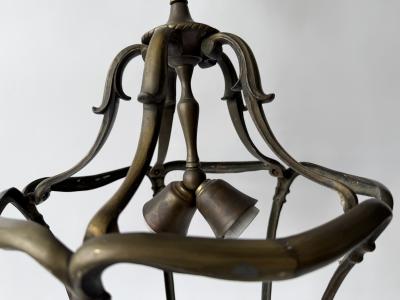 Vintage Lantern in Bronze Mid century modern 1950s Italy
