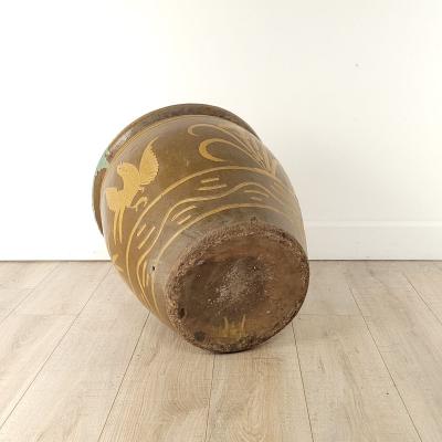 Vintage Large Shiwan Earthenware Planter China circa 1940