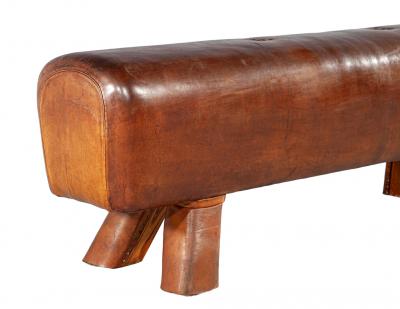 Vintage Leather Pommel Horse Circa 1950 s