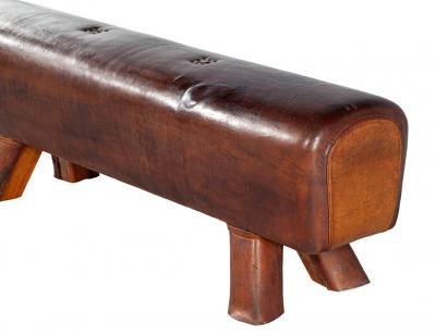 Vintage Leather Pommel Horse Circa 1950 s