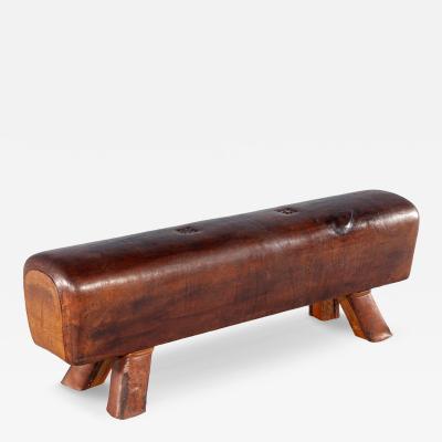 Vintage Leather Pommel Horse Circa 1950 s