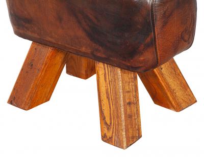 Vintage Leather Pommel Horse Circa 1950 s