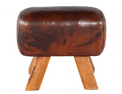 Vintage Leather Pommel Horse Circa 1950 s