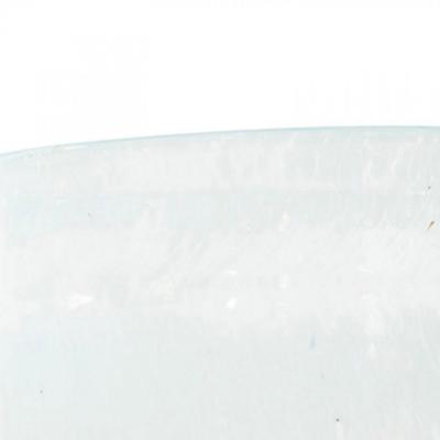 Vintage Light Blue Spattered Glass Vases