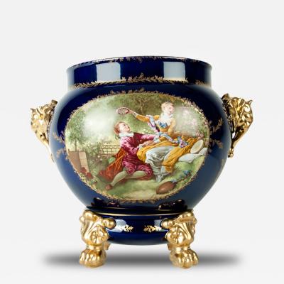 Vintage Limoges Porcelain Cache Pot