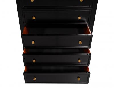 Vintage Louis XVI Style Tall Chest of Drawers Lingerie Jewelry Chest