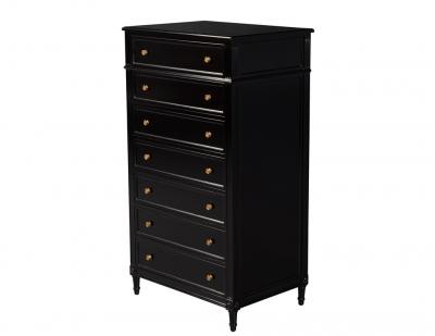 Vintage Louis XVI Style Tall Chest of Drawers Lingerie Jewelry Chest