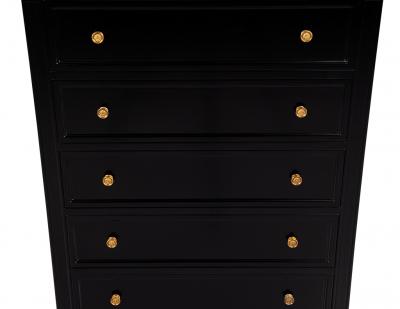 Vintage Louis XVI Style Tall Chest of Drawers Lingerie Jewelry Chest