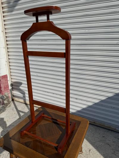 Vintage Mahogany Clothier Valet