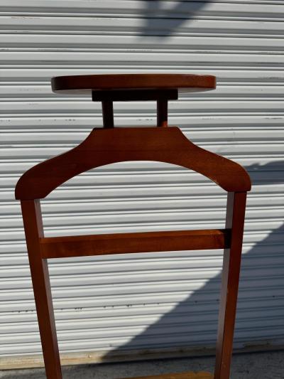 Vintage Mahogany Clothier Valet