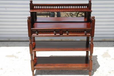 Vintage Mahogany Console Table Hall Table Cheveret Desk With Mirror