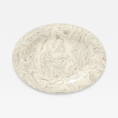 Vintage Marbleized Platter