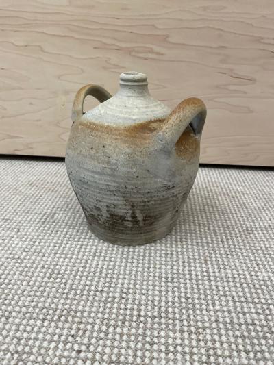 Vintage Mid Century French Provincial Stoneware Pottery Jar Jug Vase Vessel