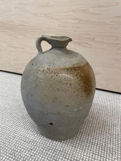 Vintage Mid Century French Provincial Stoneware Pottery Jar Jug Vase Vessel