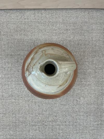 Vintage Mid Century French Provincial Stoneware Pottery Jar Jug Vase Vessel