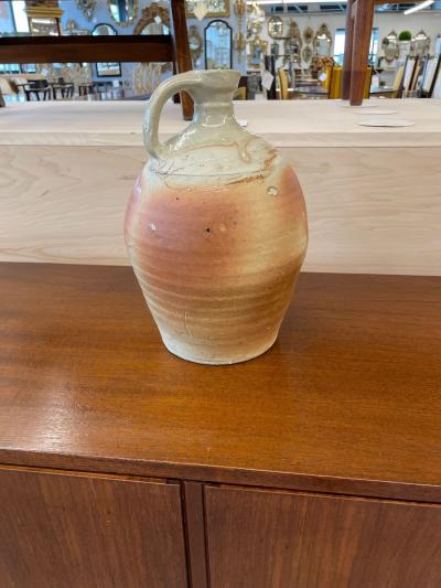 Vintage Mid Century French Provincial Stoneware Pottery Jar Jug Vase Vessel