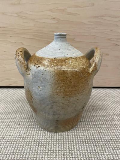 Vintage Mid Century French Provincial Stoneware Pottery Jar Jug Vase Vessel