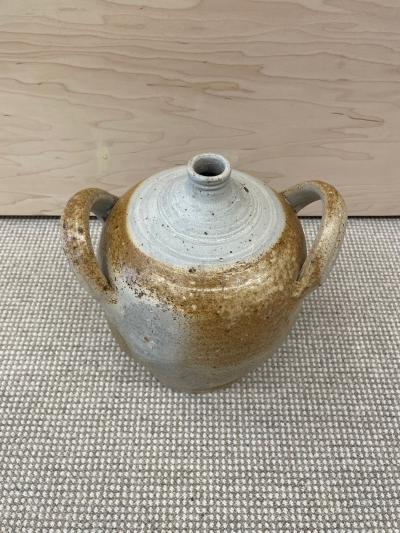 Vintage Mid Century French Provincial Stoneware Pottery Jar Jug Vase Vessel