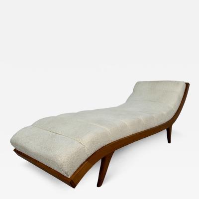 Vintage Mid Century Italian Chaise Lounge 1960s