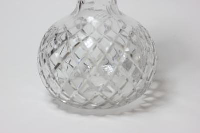 Vintage Mid Century Large Blown Cut Crystal Decanter 1960s England