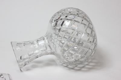 Vintage Mid Century Large Blown Cut Crystal Decanter 1960s England