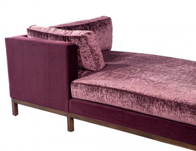 Vintage Mid Century Modern Daybed Sofa Lounger